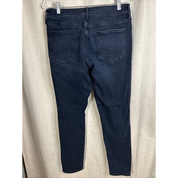 Old Navy Rockstar Super Skinny High Rise Jeans, Dark Wash, Women’s Size 12 - Picture 2 of 4